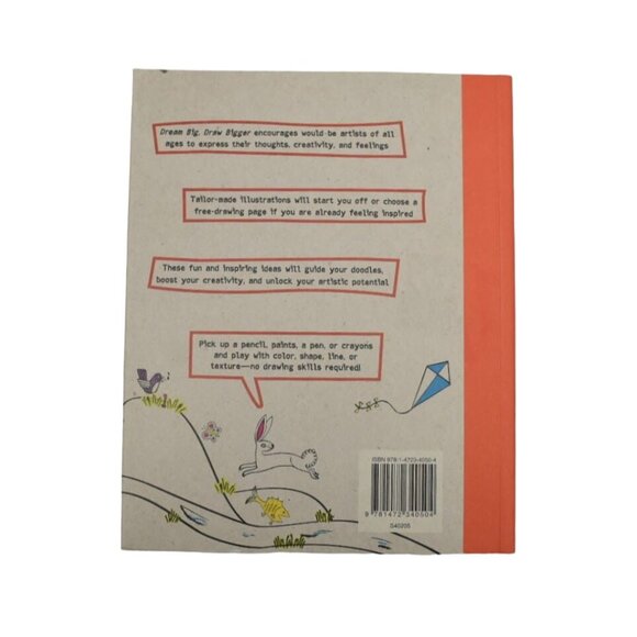 Childrens Drawing Doodle Book Set Dream Big Draw Bigger Doodles Of Fun Lets Draw - Picture 5 of 7